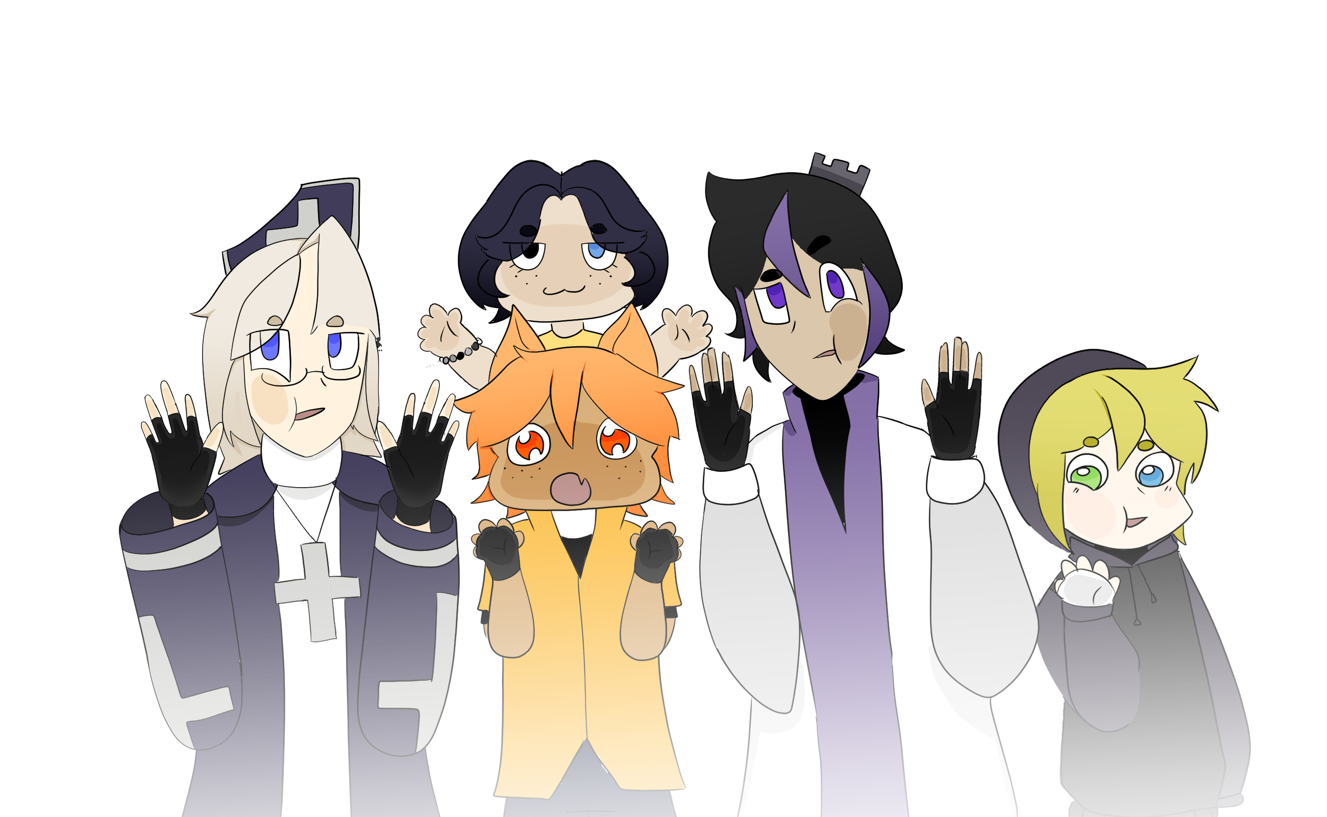 Os personagens de A Casa Zero